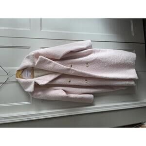 Joe Fresh Women's Pink Textured Coat Size 1X
